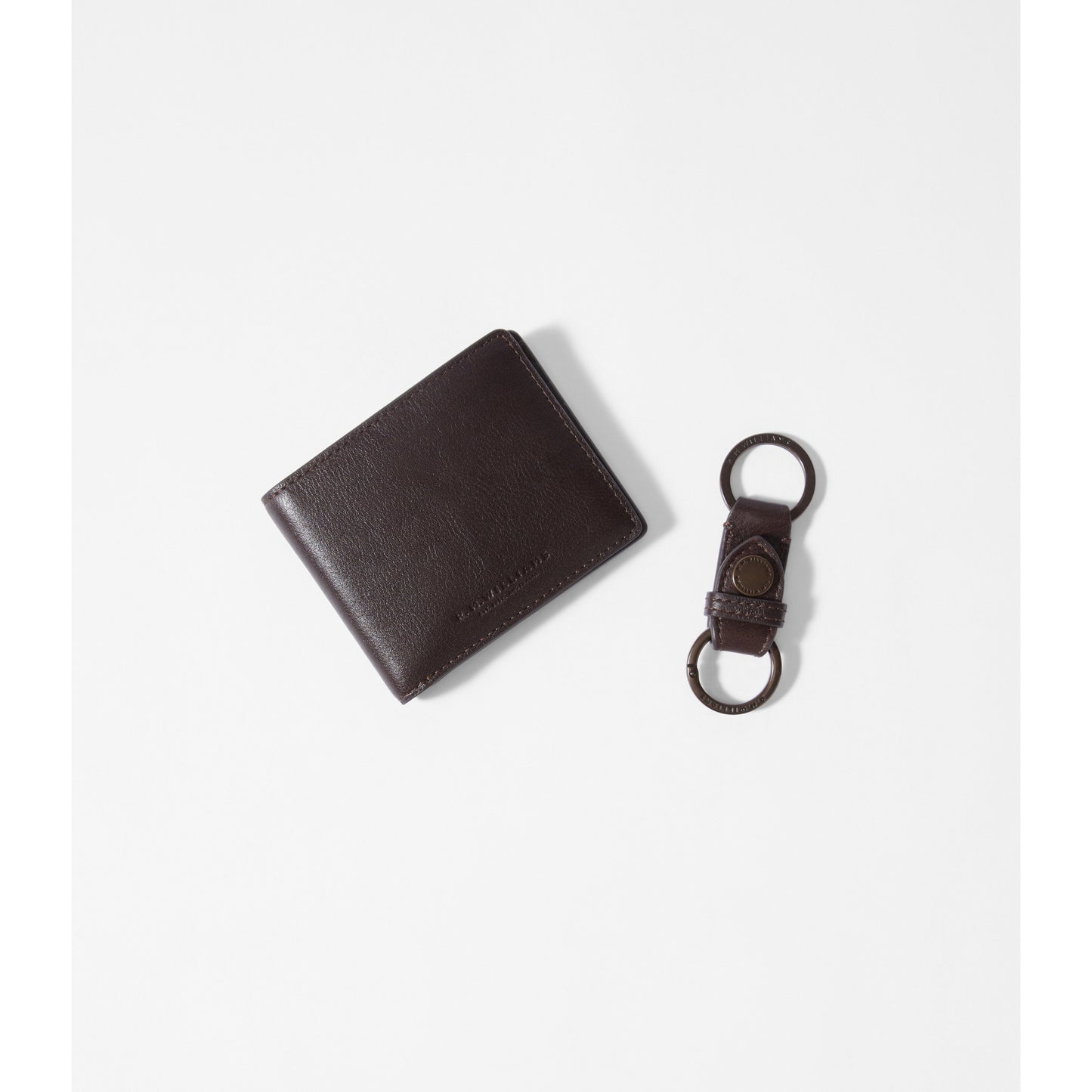 RM Williams Chestnut Wallet and Keyring Gift Set