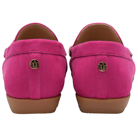Lotus Coma Pink Loafers