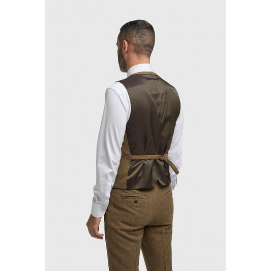 Cavani Thomas Brown Waistcoat