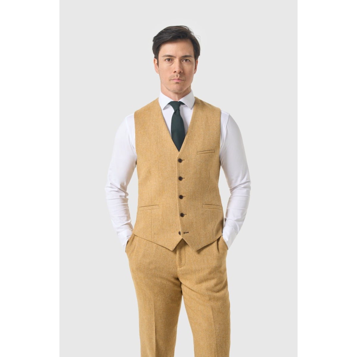 Cavani Thomas Amber Waistcoat