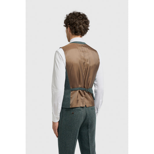Cavani Thomas Olive Waistcoat