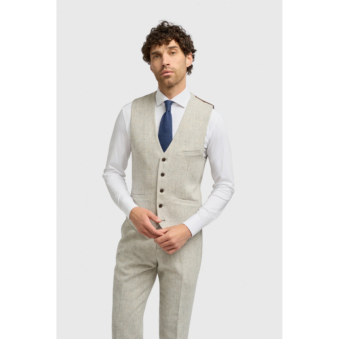 Cavani Thomas Pearl Grey Waistcoat