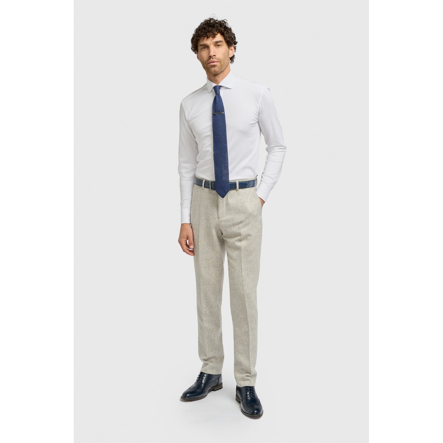 Cavani Thomas Pearl Grey Trouser