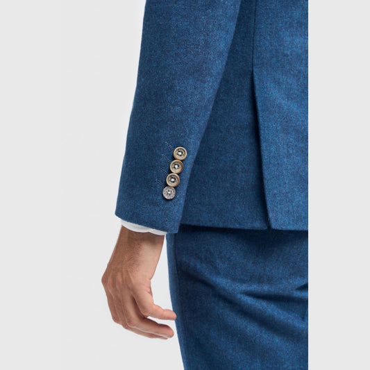Cavani Wallace Blue Tweed Blazer