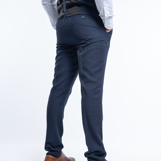 Cavani Caridi Navy Trousers