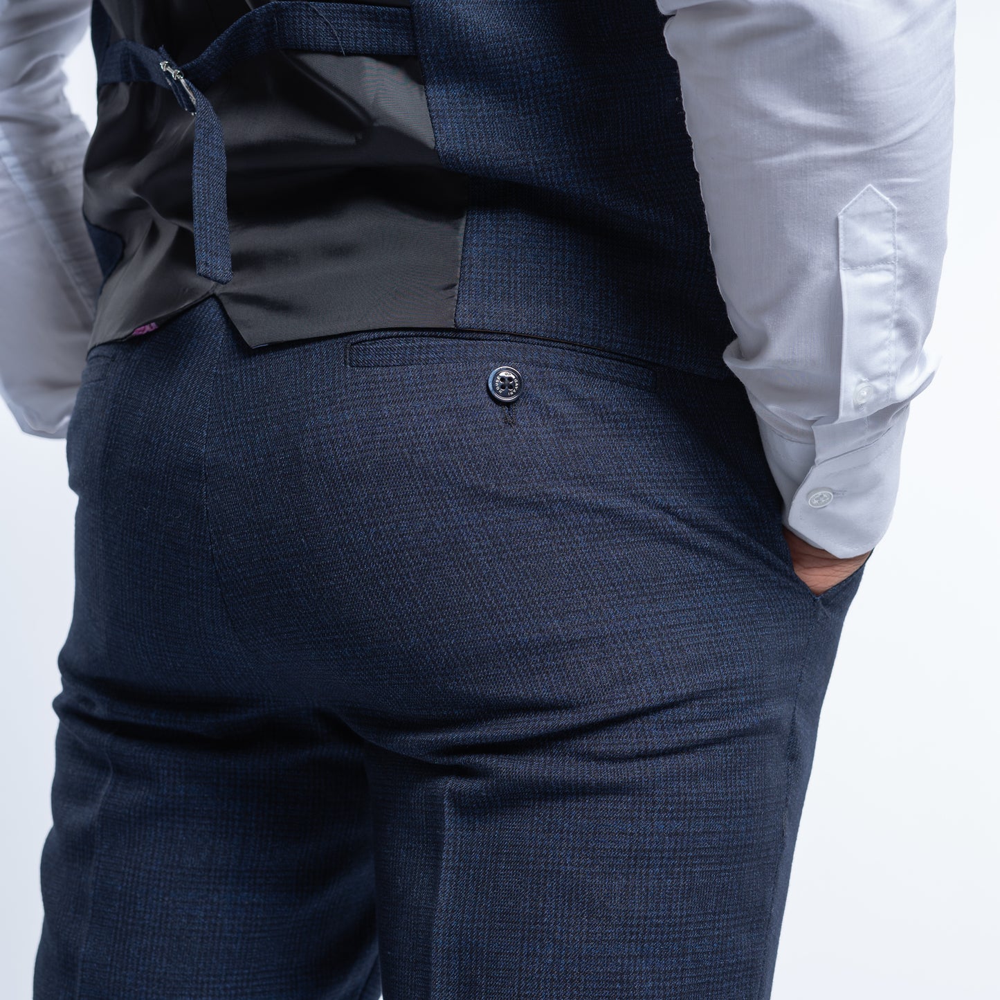Cavani Caridi Navy Trousers
