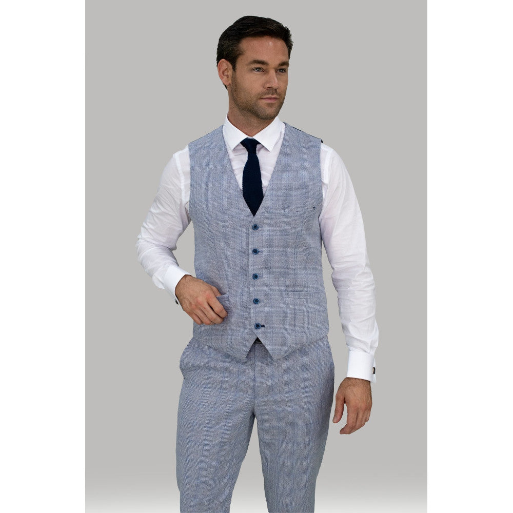 Cavani Caridi Sky Waistcoat