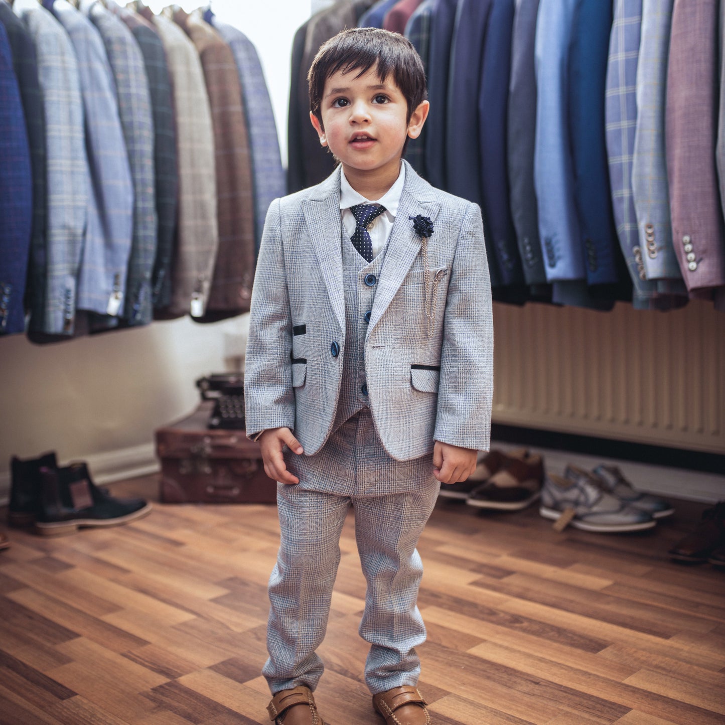 Cavani Caridi Sky Boys Three Piece Suit