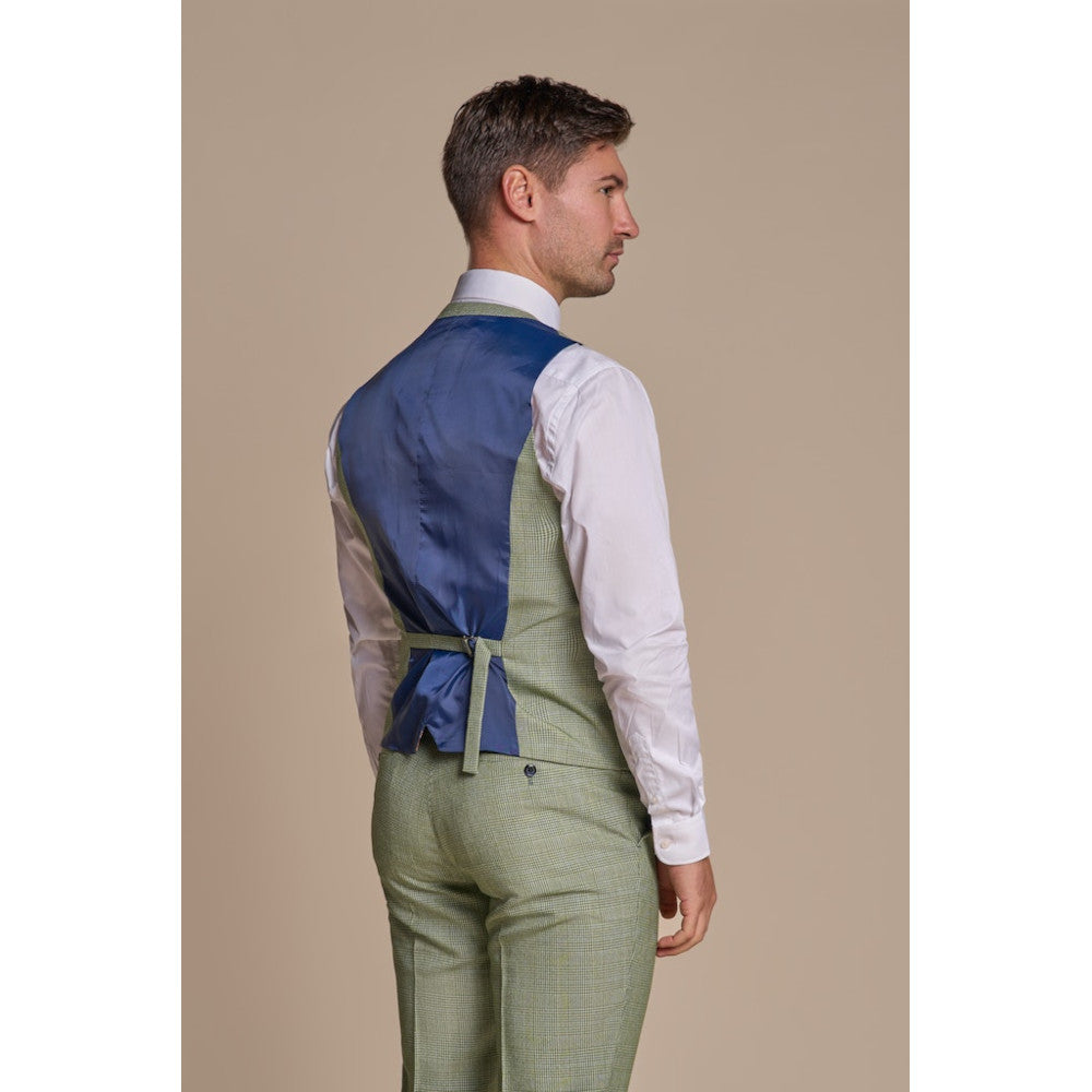 Cavani Caridi Sage Waistcoat