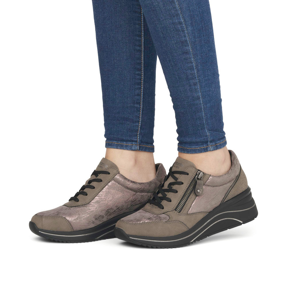 Remonte D0T01-42 Eleni Mouse/Gunmetal Casual Shoes