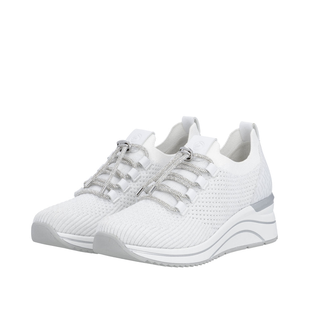 Remonte D0T18-80 White Silver Trainers