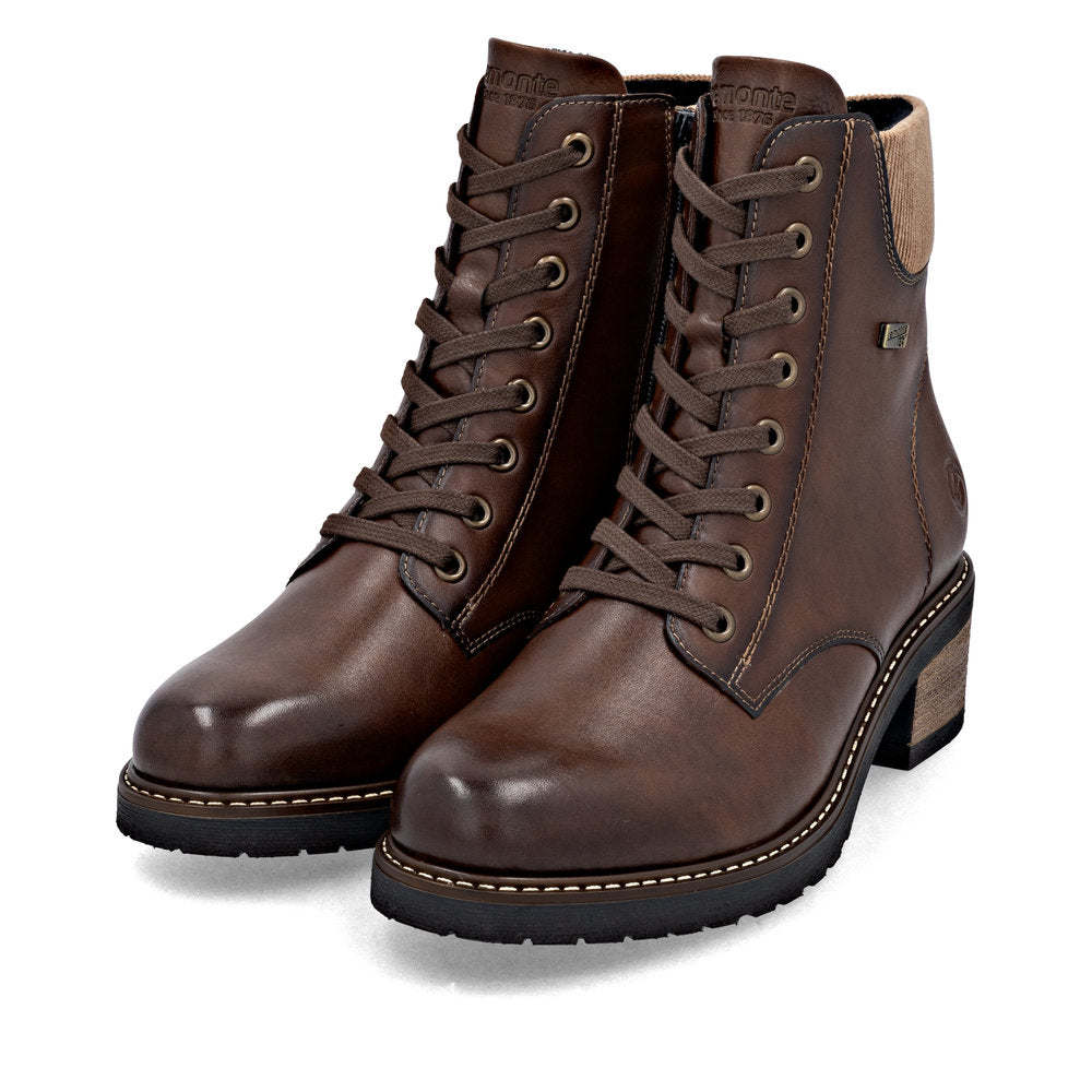 Remonte D1A70-24 Brown Mid Height Boots