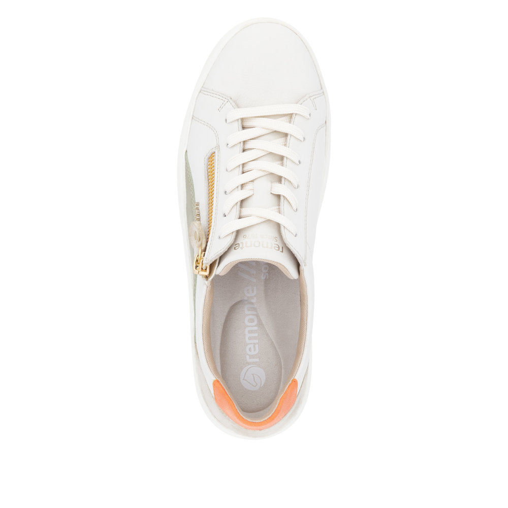 Remonte D1C01-81 Offwhite/Sage/Shell/Orange/Offwhite Trainers