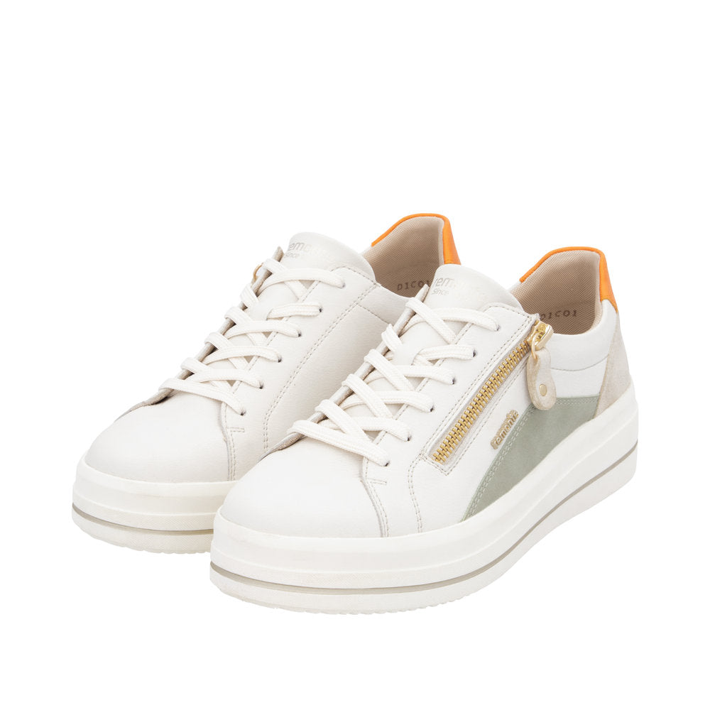 Remonte D1C01-81 Offwhite/Sage/Shell/Orange/Offwhite Trainers