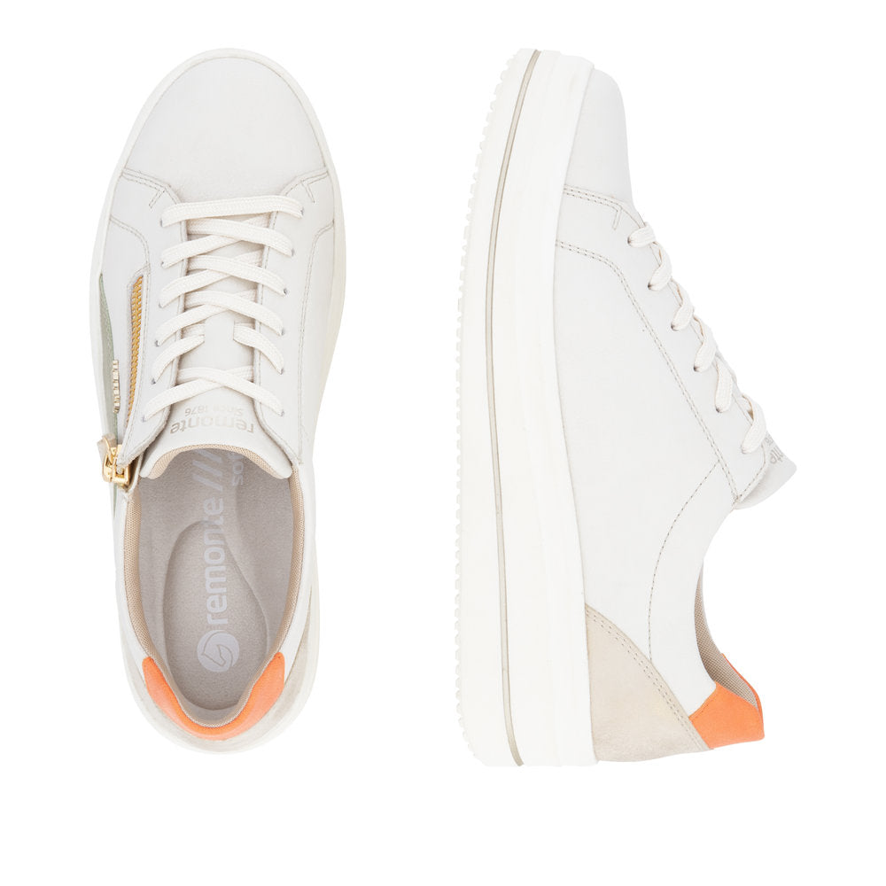 Remonte D1C01-81 Offwhite/Sage/Shell/Orange/Offwhite Trainers