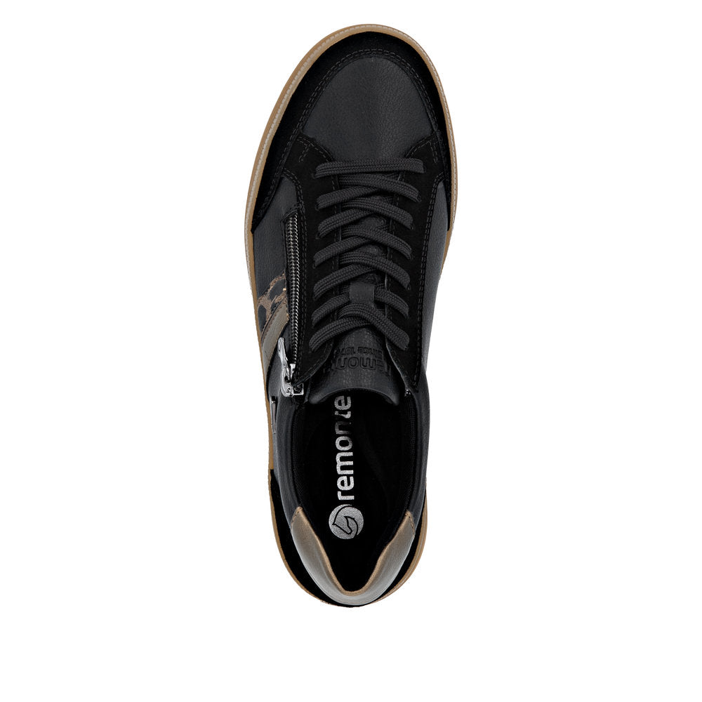 Remonte D2C04-03 Black Combination Trainers