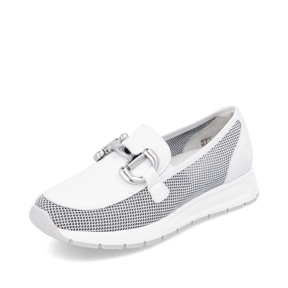 Remonte D2G02-80 White-Nautic Casual Shoes