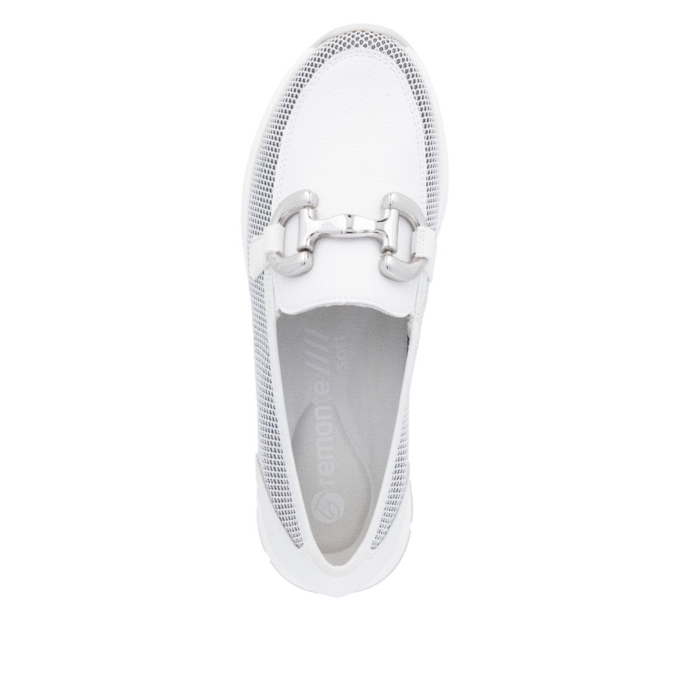 Remonte D2G02-80 White-Nautic Casual Shoes