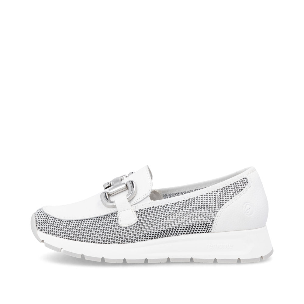 Remonte D2G02-80 White-Nautic Casual Shoes