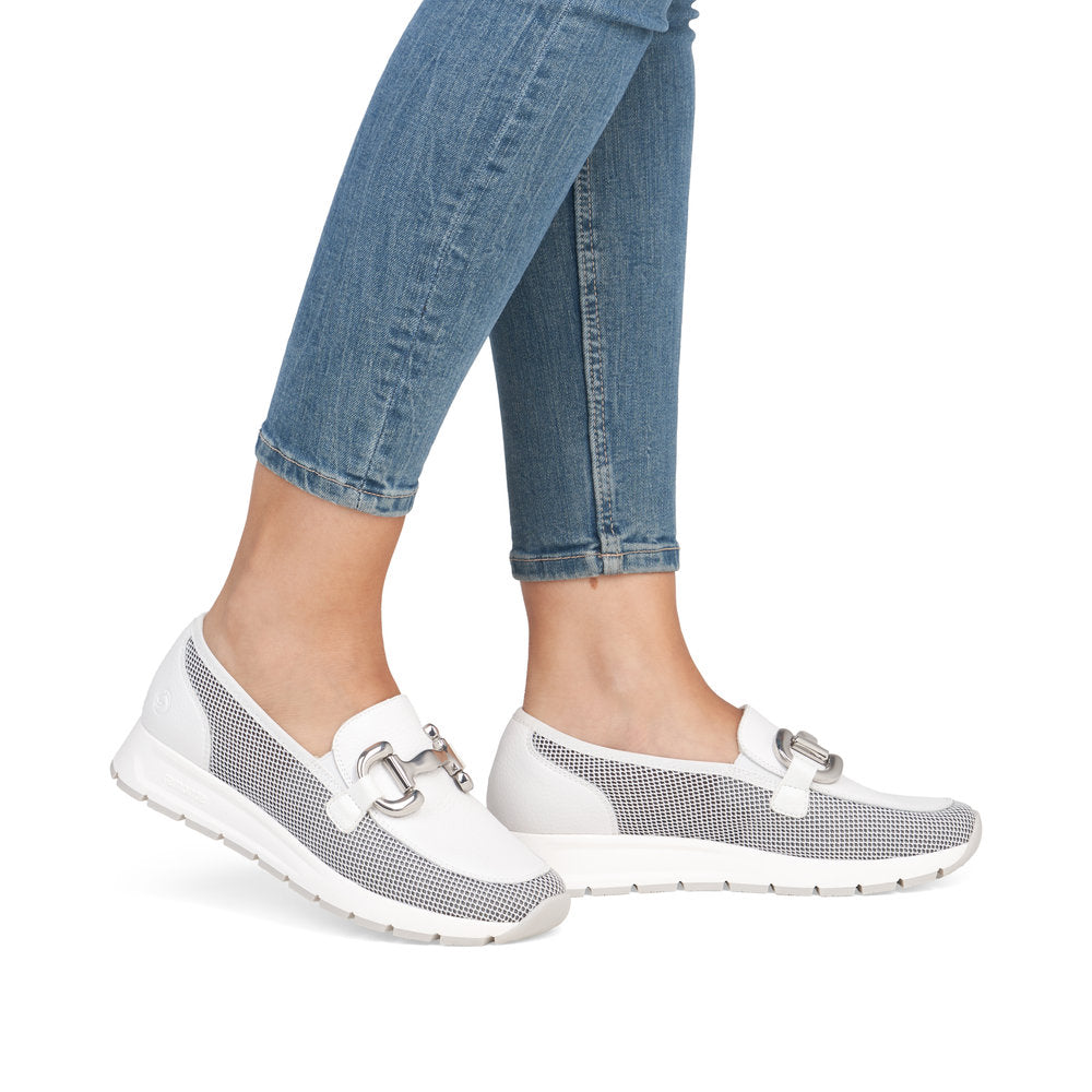 Remonte D2G02-80 White-Nautic Casual Shoes