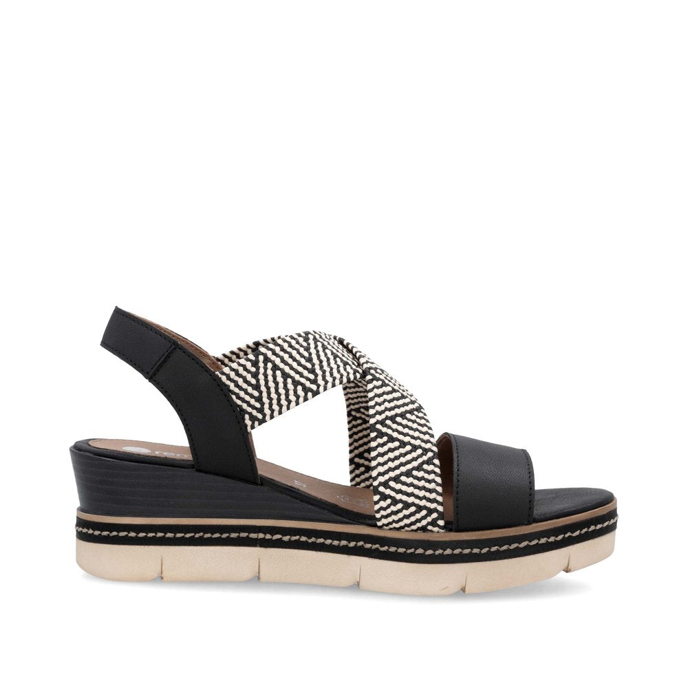 Remonte D2L54-03 Black Sandals