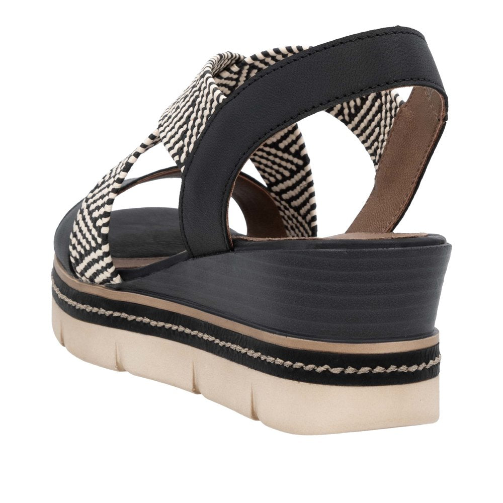 Remonte D2L54-03 Black Sandals
