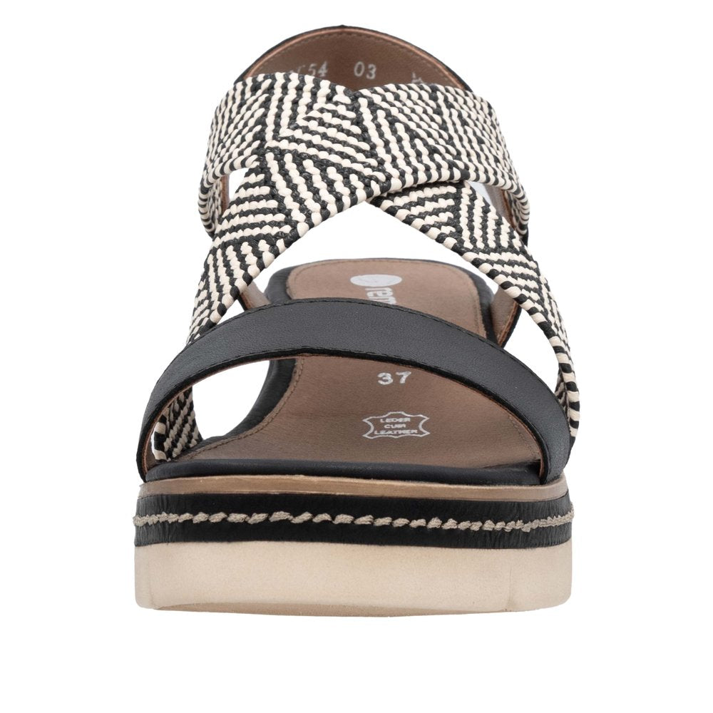 Remonte D2L54-03 Black Sandals