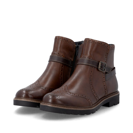 Remonte D2Q74-22 Brown Mid Height Boots