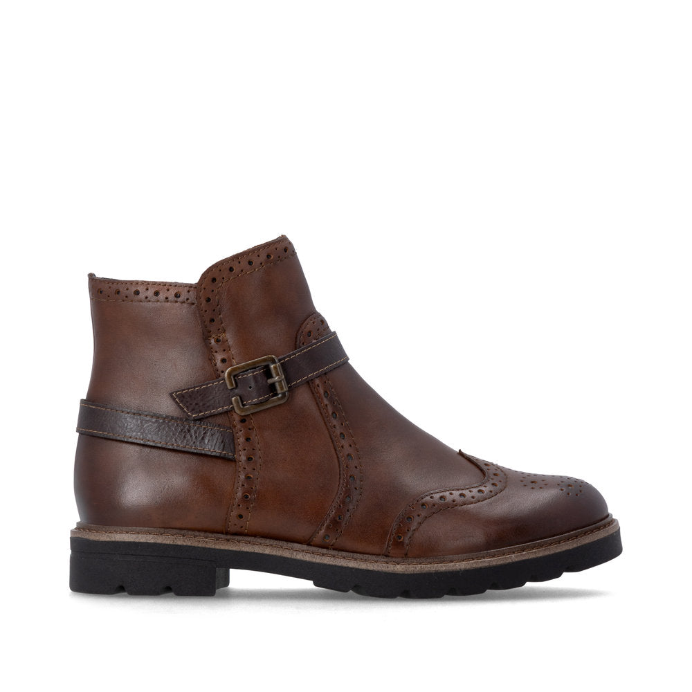 Remonte D2Q74-22 Brown Mid Height Boots