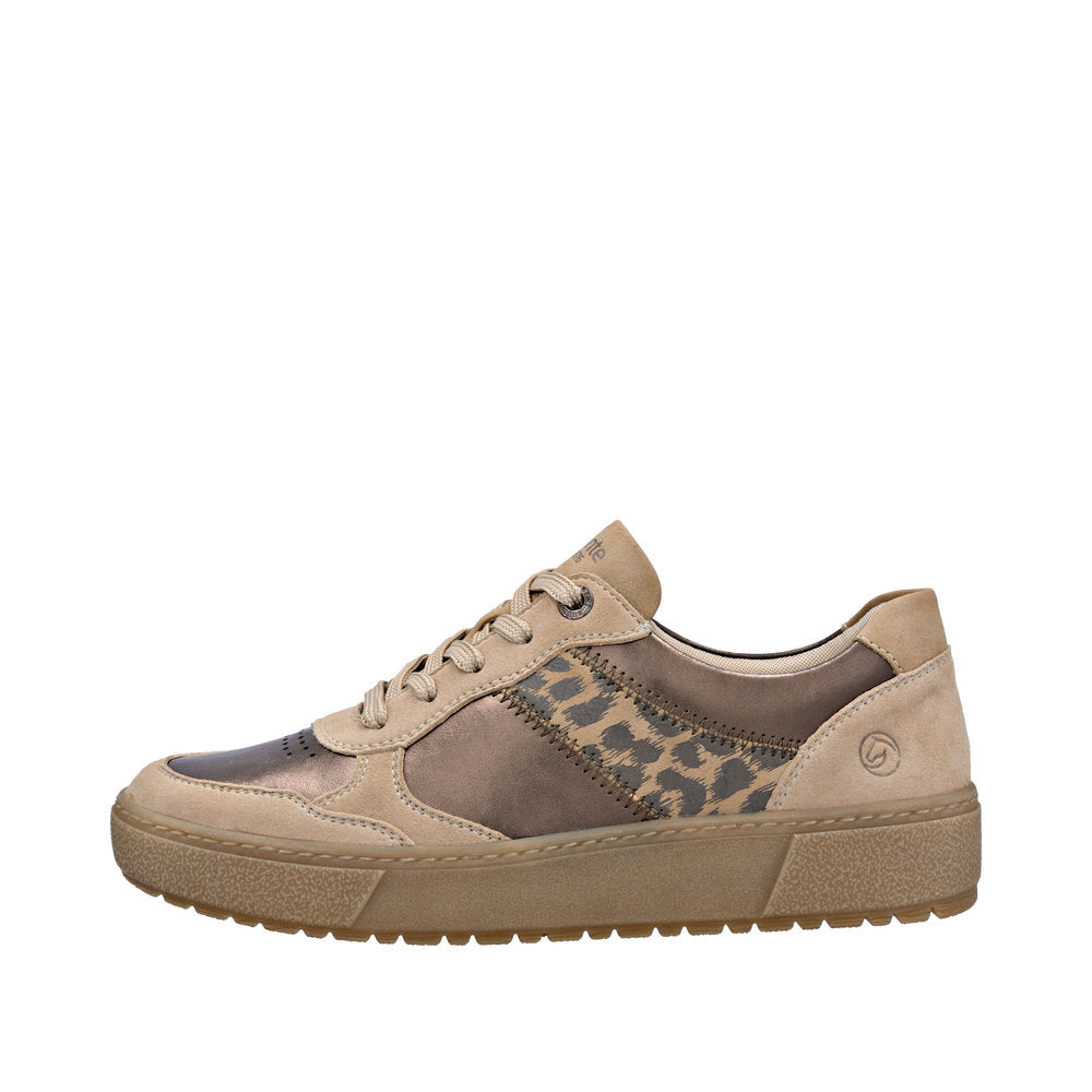 Remonte D2T01-61 Sand/Bronze Trainers