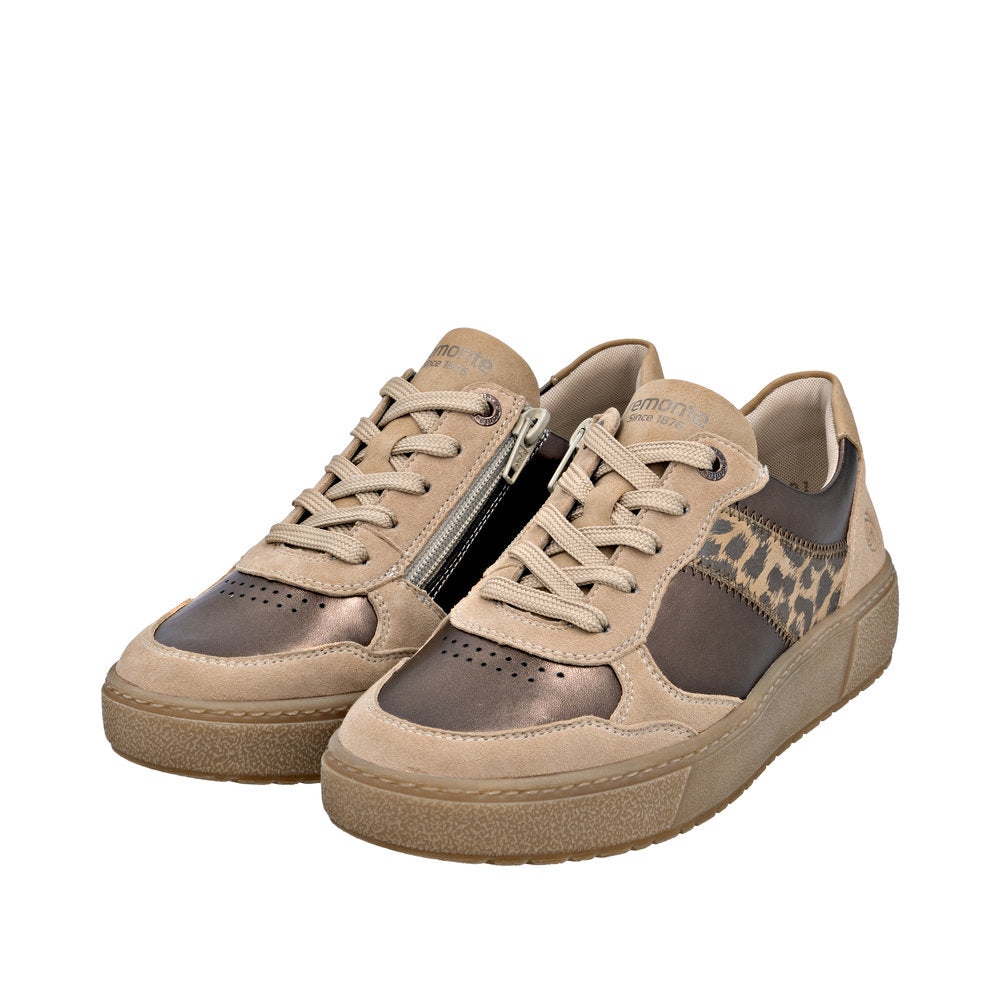 Remonte D2T01-61 Sand/Bronze Trainers