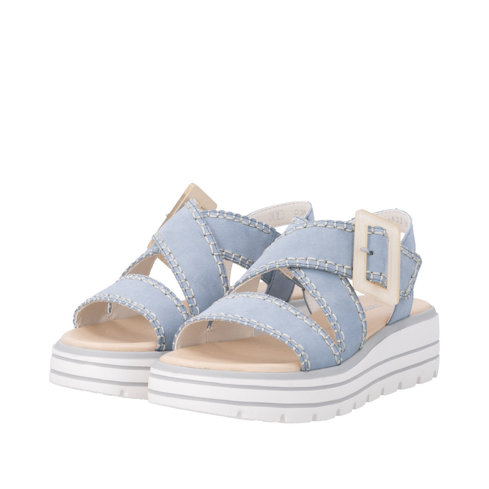 Remonte D3N51-10 Aqua Blue Sandals