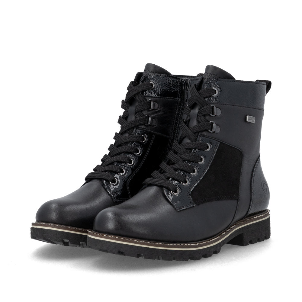 Remonte D8488-00 Black Mid Height Boots
