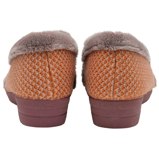 Lotus ULH098 Darlene Coral Slippers