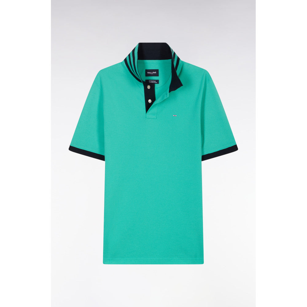 Eden Park E25MAIPC0003 VEM37 Green Polo Shirt
