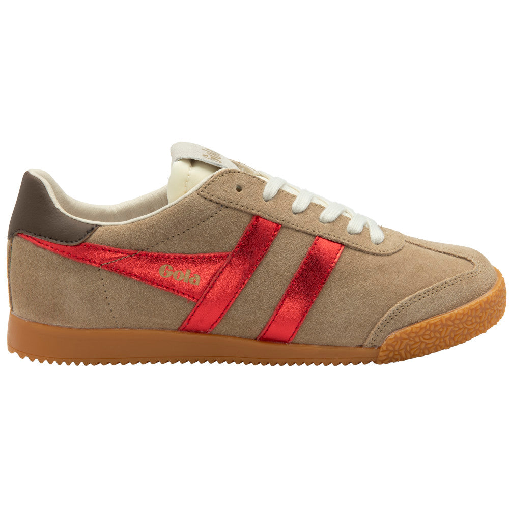 Gola Elan Glitz Light Caramel/Red/Dark Brown Trainers