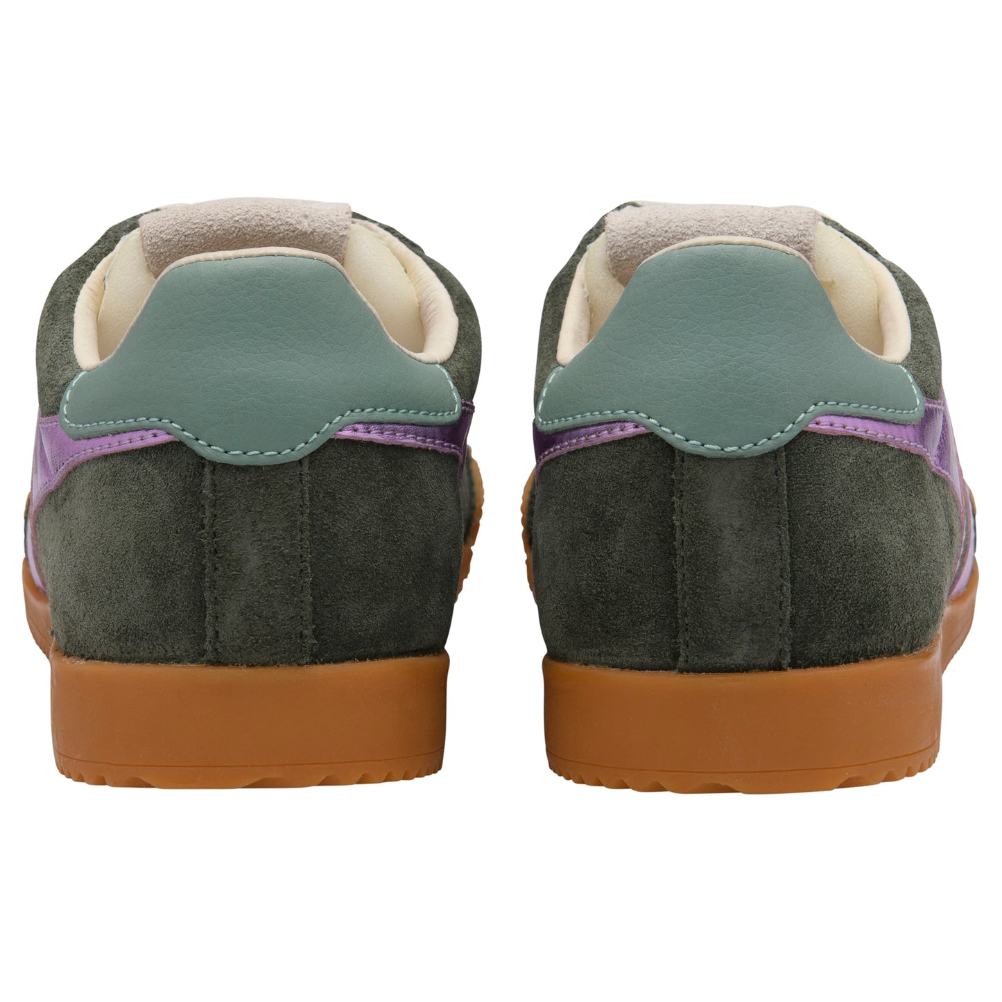 Gola Elan Glitz Dark Khaki/Lilac/Green Mist Trainers