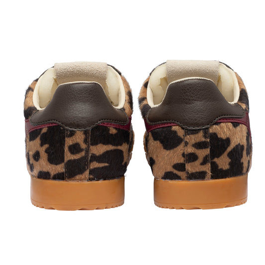 Gola Elan Savanna Tan Cow/Cerise/Mocha Trainers