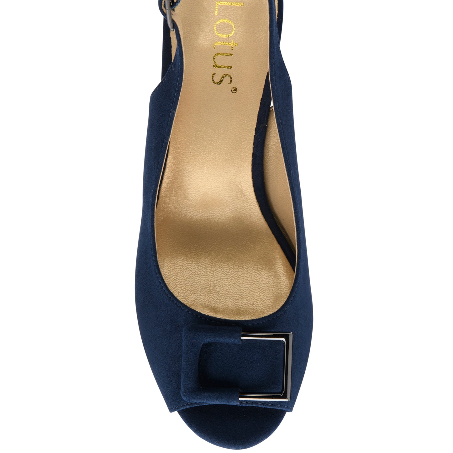 Lotus Elena Navy Microfibre Shoe