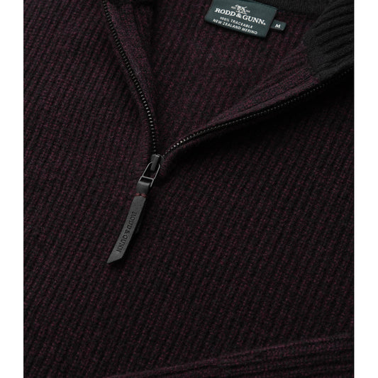 Rodd & Gunn Robbies Road Black Fig Knitwear