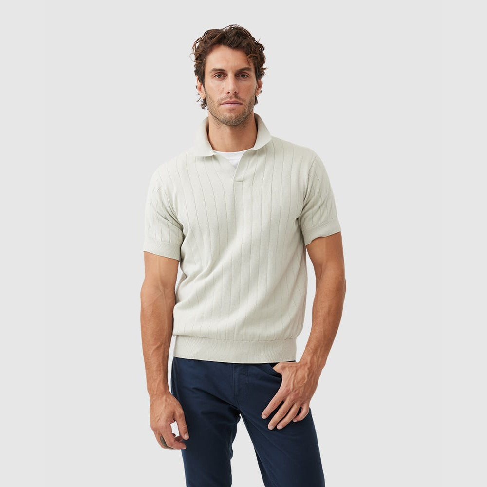 Rodd & Gunn Freys Crescent Stone Knit Polo