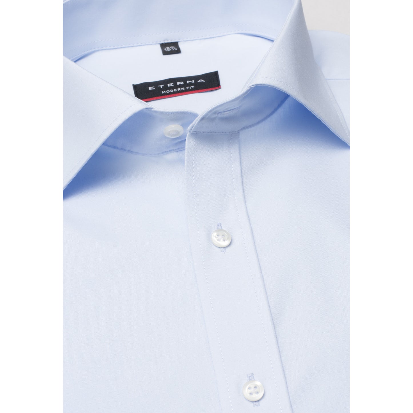 Eterna 1100 10 Blue Modern Fit Short Sleeve Shirt