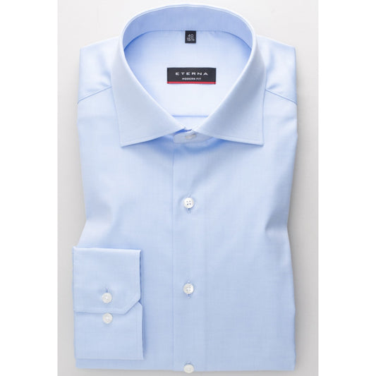 Eterna 8817 10 X18K Blue Modern Fit Shirt