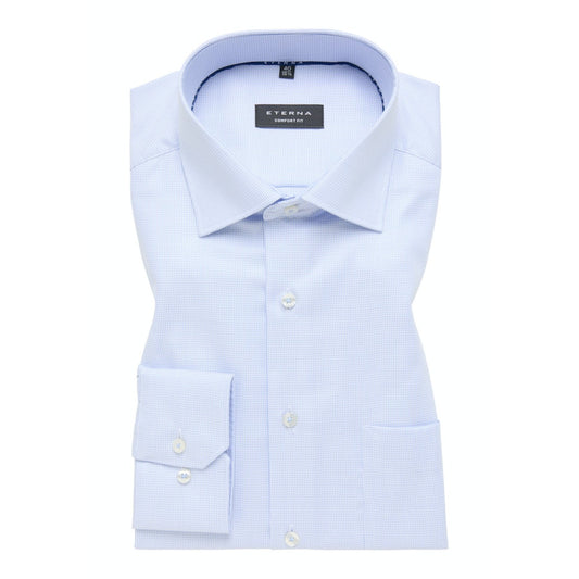 Eterna 3116 12 Blue Comfort Fit Shirt