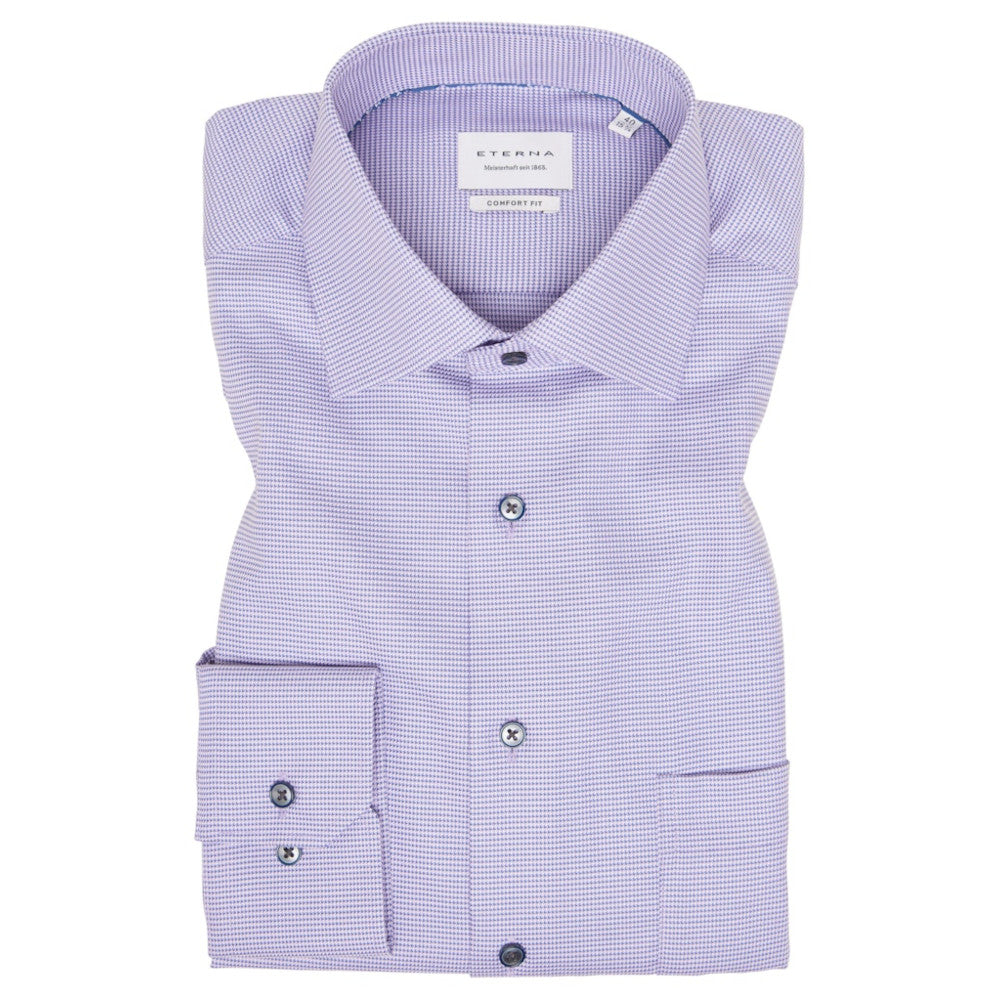 Eterna 4158 93 E19K Lilac Comfort Fit Shirt