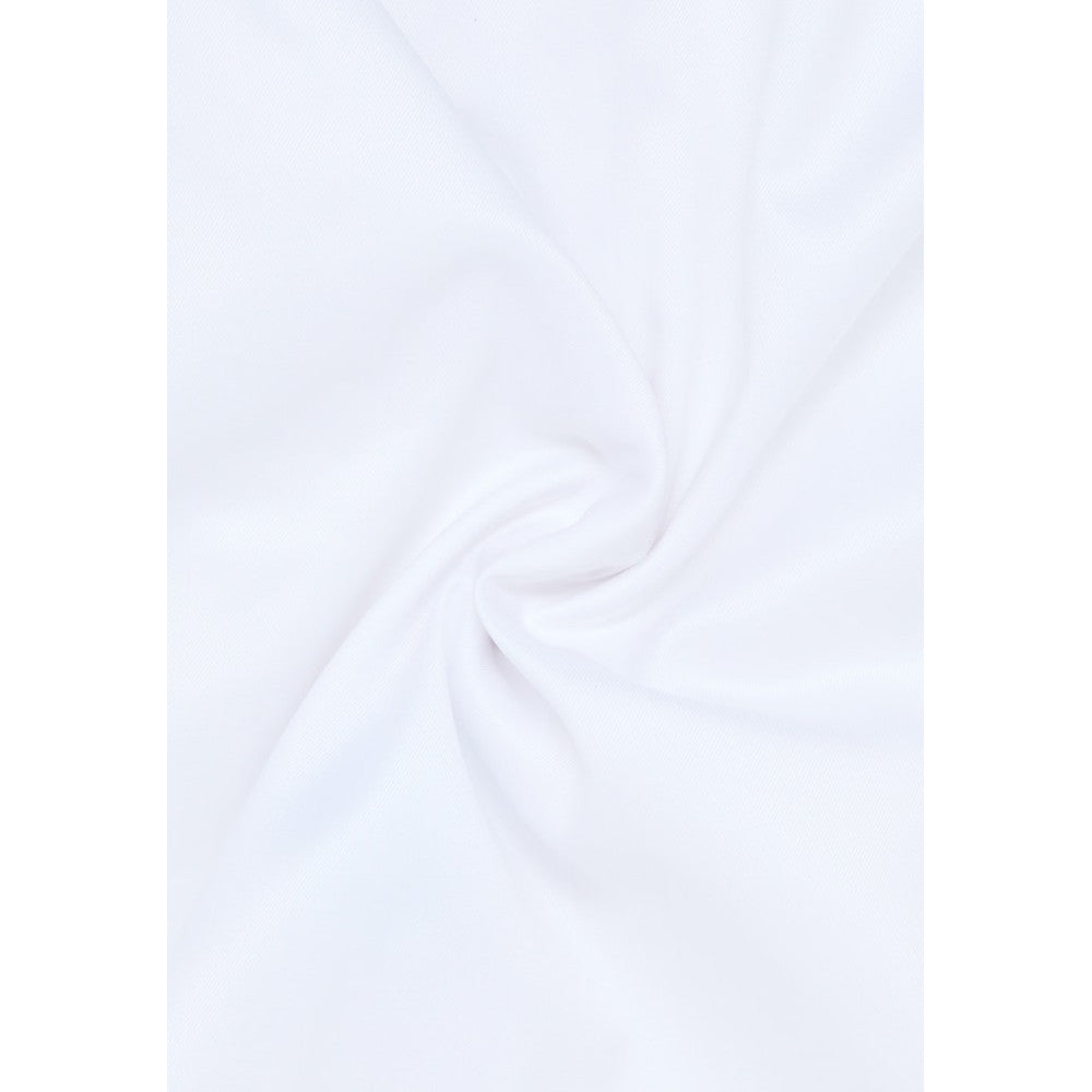 Eterna 8005 00 X659 Modern Fit White 2 Ply Double Cuff Long Sleeve Shirt