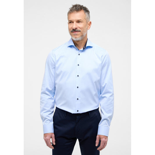 Eterna 8819 10 F142 Light Blue Slim Fit Shirt