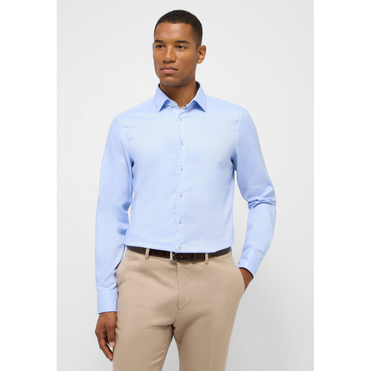 Eterna 8464 12 F171 Light Blue Slim Fit Shirt