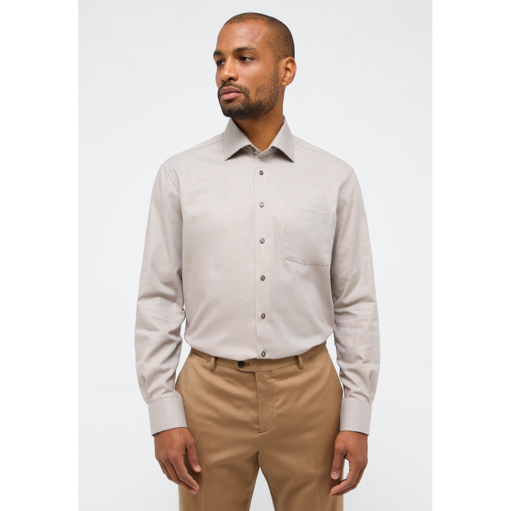Eterna 4158 28 X19K Sand Modern Fit Shirt