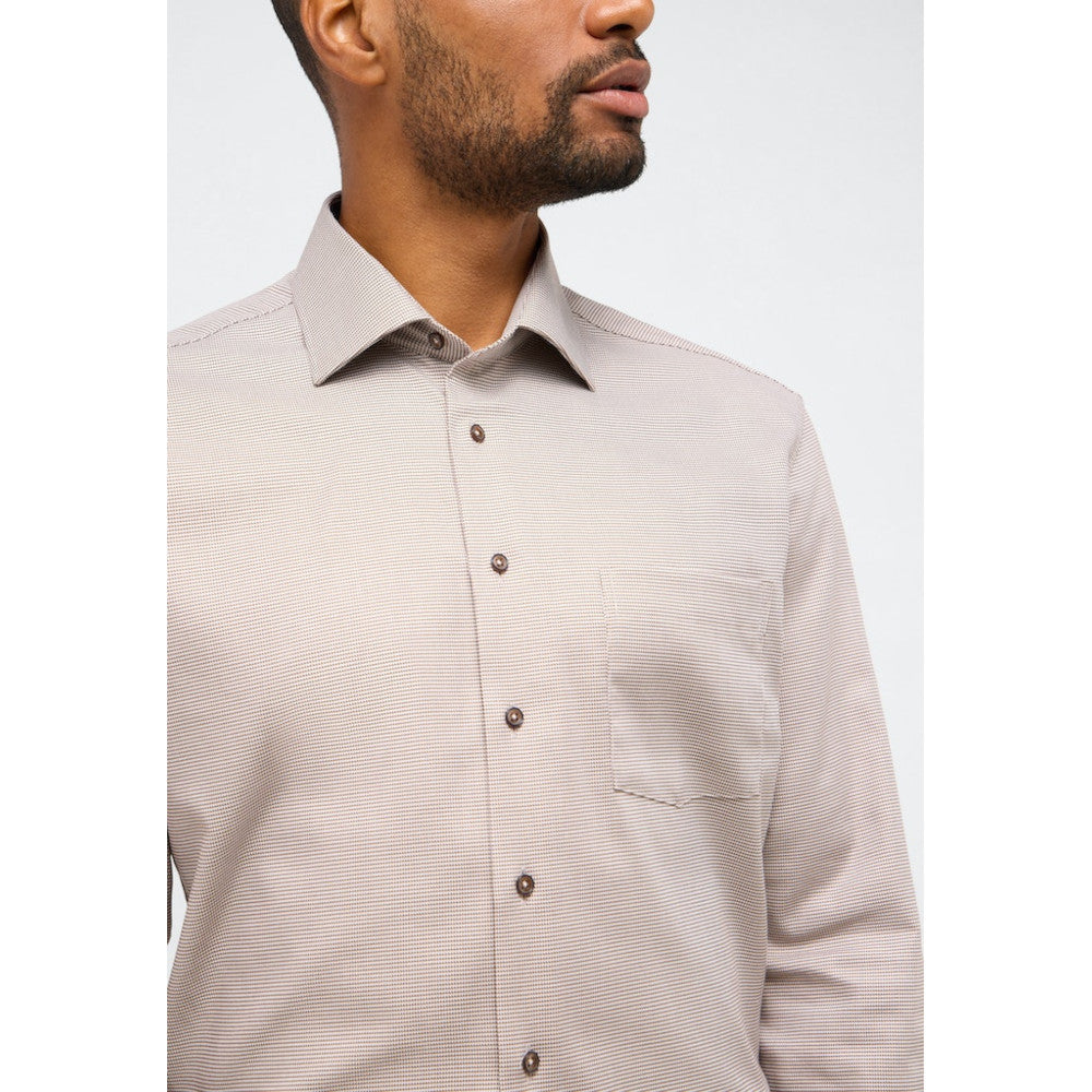 Eterna 4158 28 X19K Sand Modern Fit Shirt